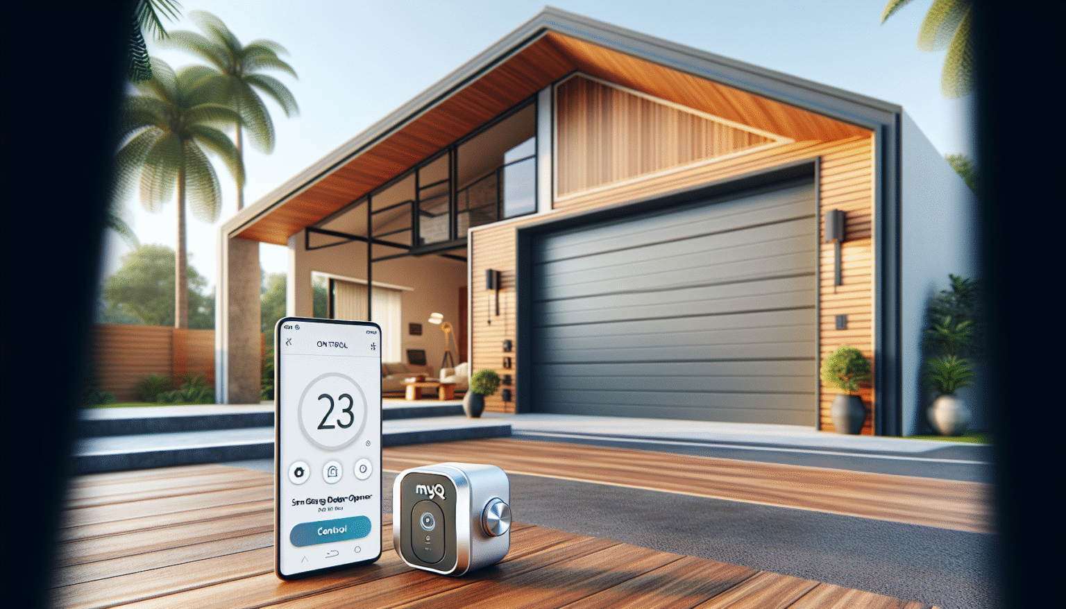 Chamberlain MyQ Smart Garage Door Opener Control from Anywhere for Indian Homes