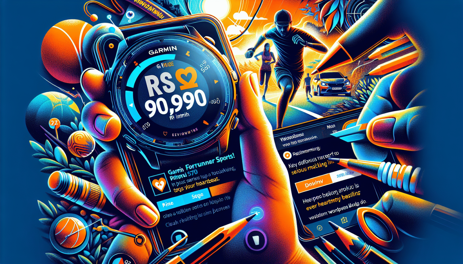 Garmin Forerunner 970 Sports Watch in India at Rs 90990 for Serious Athletes Who Track Every Heartbeat