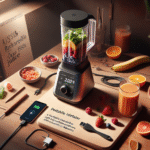 Portable Blender USB Rechargeable That Makes Fresh Juice Anywhere Without Electricity Dependency