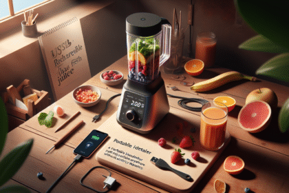 Portable Blender USB Rechargeable That Makes Fresh Juice Anywhere Without Electricity Dependency