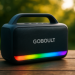 GOBOULT Bassbox Q20 Portable Speaker Pumps Epic Sound with 20W Output and RGB Lights for Outdoor Vibes