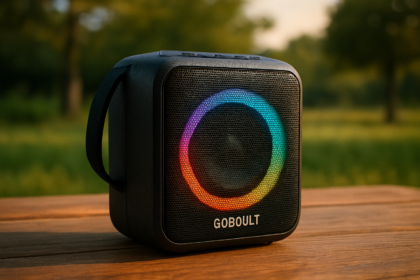 GOBOULT Bassbox Q20 Portable Speaker Pumps Epic Sound with 20W Output and RGB Lights for Outdoor Vibes
