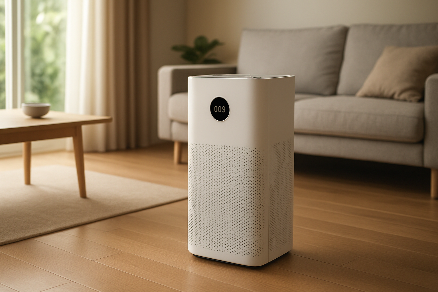 Xiaomi Smart Air Purifier 5 Pro Purifies 1000 Sq Ft with PM1.0 Filter and Voice Control for Large Family Homes