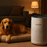 Acer Pure Air Purifier Powers Pet Hair Removal with 5-Stage Filtration and Night Mode for Cozy Evenings