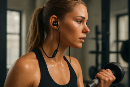 Sennheiser Momentum Sport Earbuds Momentum Sweat-Proof Workouts with Heart Rate Monitoring for Gym Goers